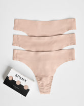 SPANXsmoothâ„¢ Fit-To-You Thong 3-Pack Box | Naked 2.0